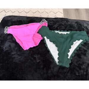 Lot of 2 bikini bottoms